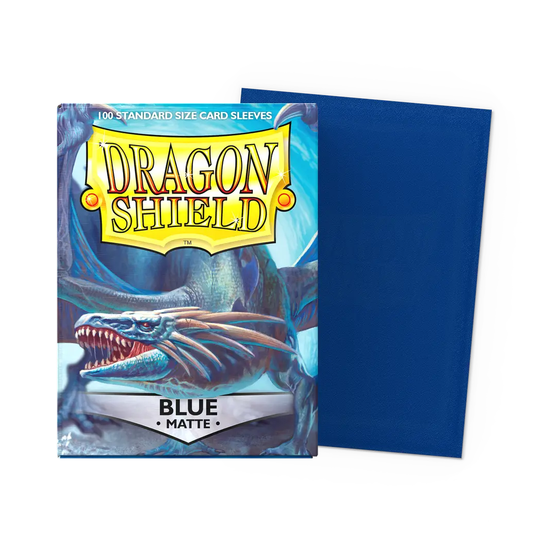 Dragon Shield 100 Sleeves - Matte Blue