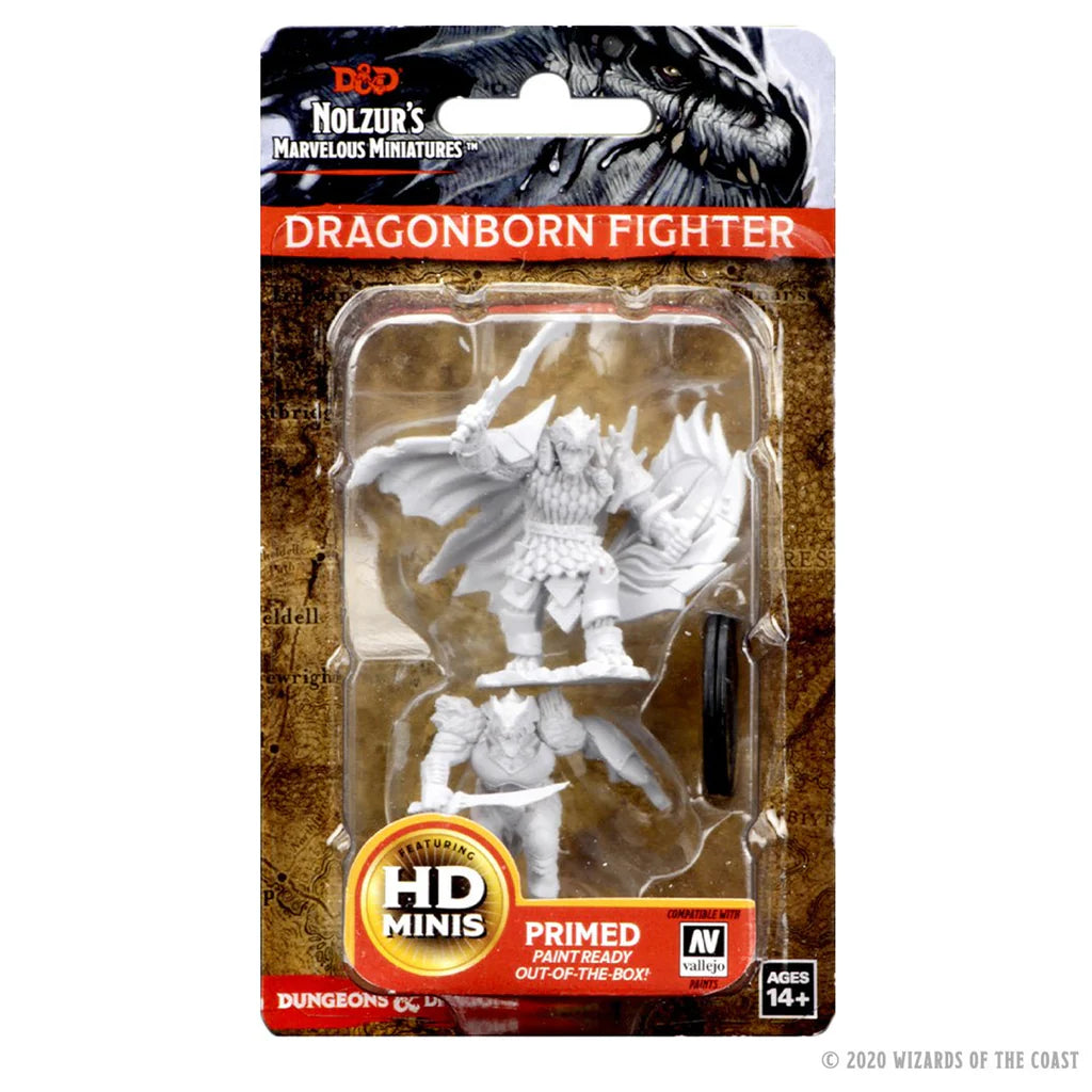 D&D: Nolzur's Marvelous Miniatures — Male Dragonborn Fighter