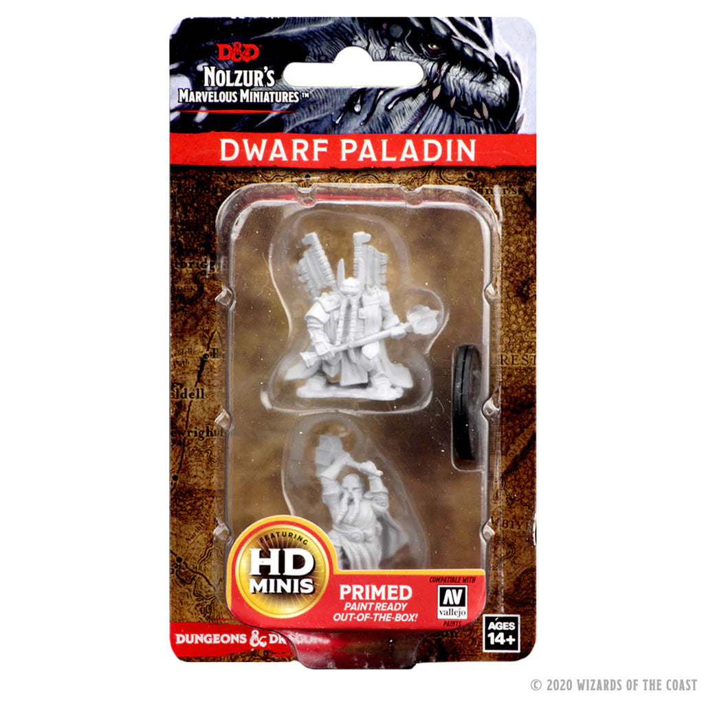 D&D: Nolzur's Marvelous Miniatures — Male Dwarf Paladin