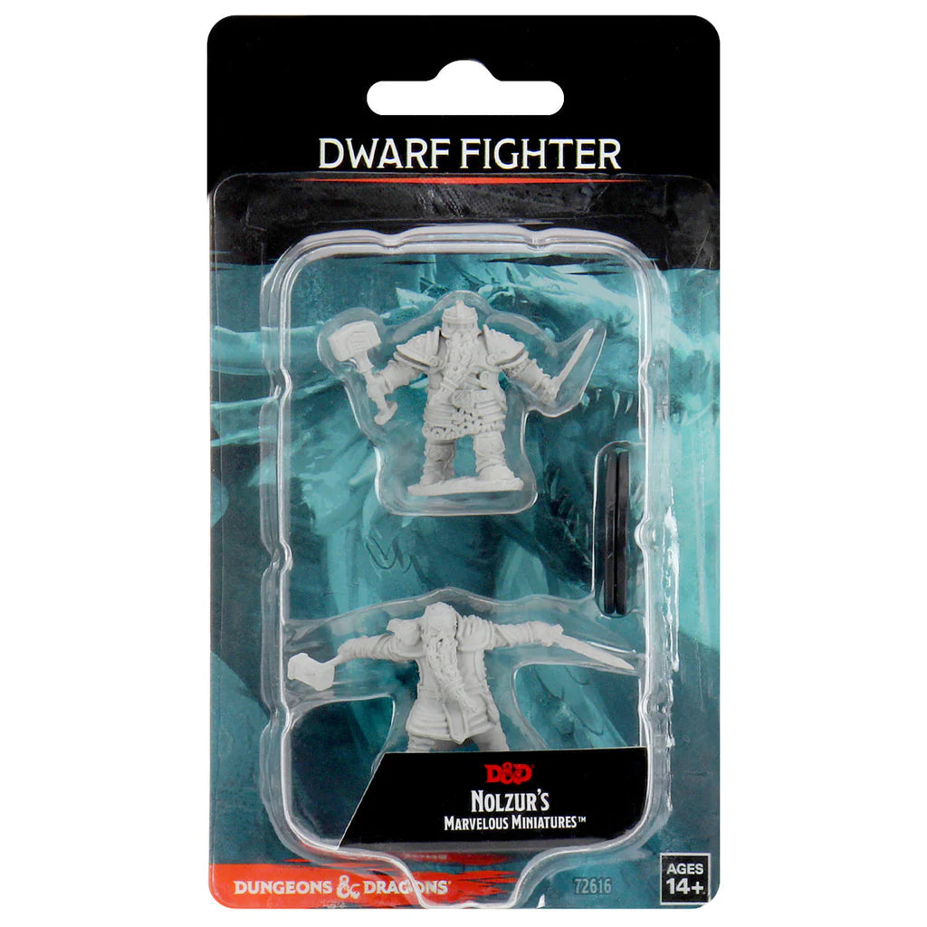 D&D: Nolzur's Marvelous Miniatures — Male Dwarf Fighter