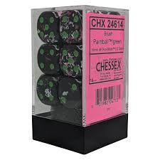 Chessex Dice 16mm paintball green