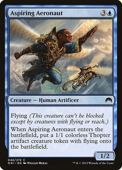 2015 Magic: The Gathering: Magic Origins (ORI) - Aspiring Aeronaut (#46, Common) (, Near Mint)