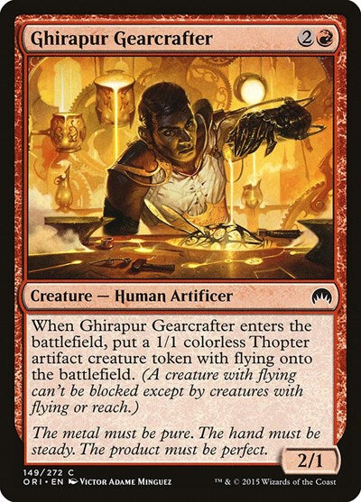 2015 Magic: The Gathering: Magic Origins (ORI) - Ghirapur Gearcrafter (#149, Common) (, Near Mint)