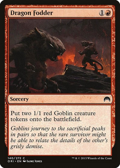 2015 Magic: The Gathering: Magic Origins (ORI) - Dragon Fodder (#140, Common) (, Near Mint)