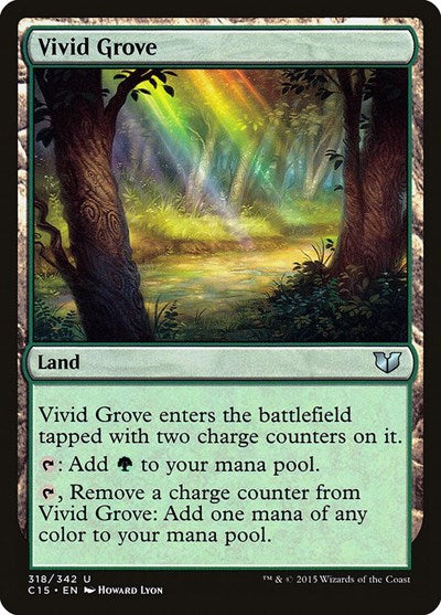 2015 Magic: The Gathering: Commander 2015 (C15) - Vivid Grove (#318, Uncommon) (, Near Mint)