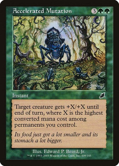 2003 Magic: The Gathering: Scourge (SCG) - Accelerated Mutation (#109, Common) (, Lightly Played)