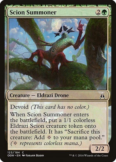 2016 Magic: The Gathering: Oath of the Gatewatch (OGW) - Scion Summoner (#123, Common) (, Near Mint)