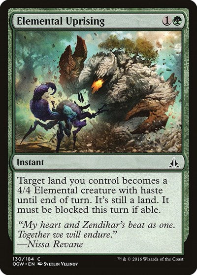 2016 Magic: The Gathering: Oath of the Gatewatch (OGW) - Elemental Uprising (#130, Common) (, Lightly Played)