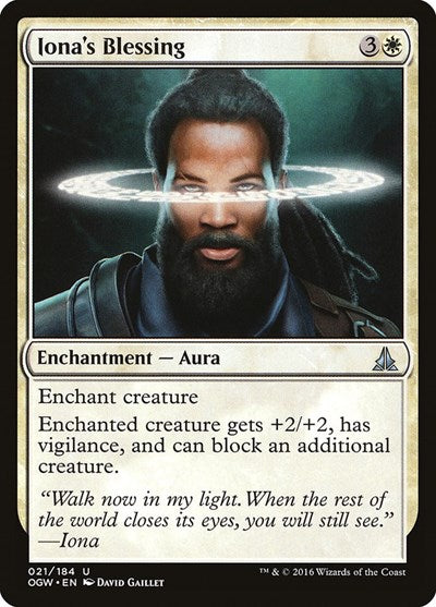 2016 Magic: The Gathering: Oath of the Gatewatch (OGW) - Ionas Blessing (#21, Uncommon) (, Near Mint)
