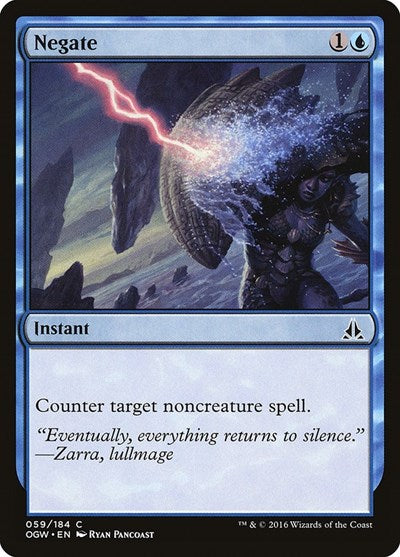 2016 Magic: The Gathering: Oath of the Gatewatch (OGW) - Negate (#59, Common) (, Lightly Played)