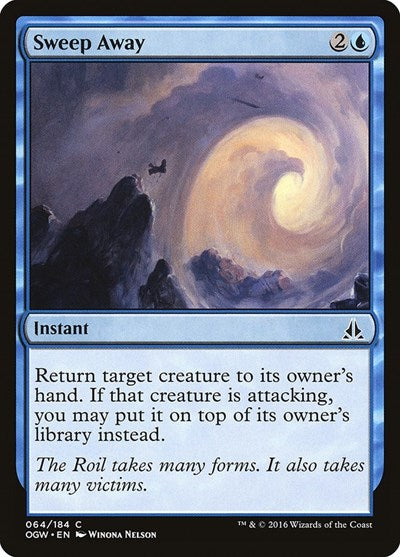 2016 Magic: The Gathering: Oath of the Gatewatch (OGW) - Sweep Away (#64, Common) (, Lightly Played)