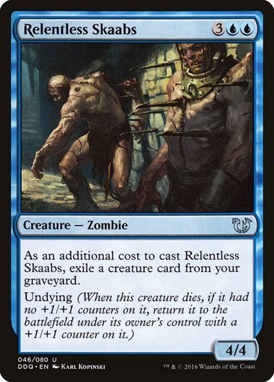 2016 Magic: The Gathering: Duel Decks: Blessed vs. Cursed (DDQ) - Relentless Skaabs (#46, Uncommon) (, Moderately Played)