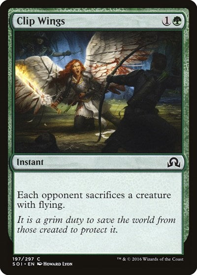 2016 Magic: The Gathering: Shadows over Innistrad (SOI) - Clip Wings (#197, Common) (, Lightly Played)