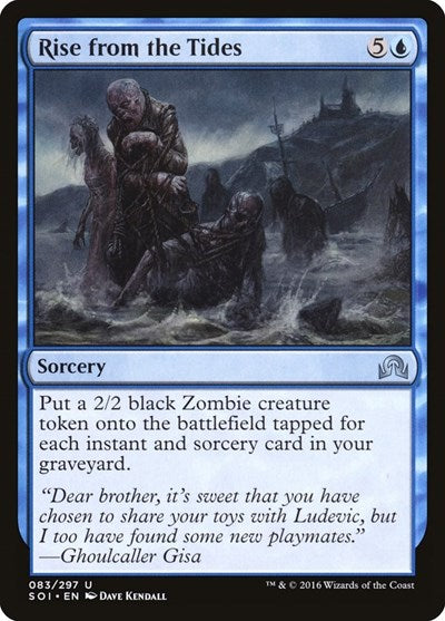 2016 Magic: The Gathering: Shadows over Innistrad (SOI) - Rise from the Tides (#83, Uncommon) (, Lightly Played)