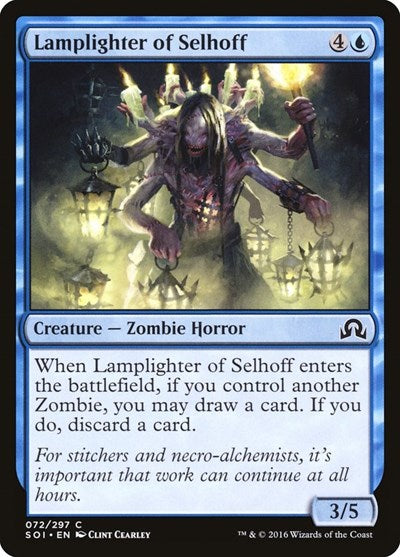 2016 Magic: The Gathering: Shadows over Innistrad (SOI) - Lamplighter of Selhoff (#72, Common) (, Lightly Played)