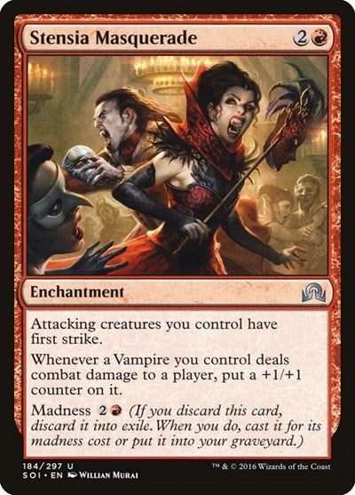 2016 Magic: The Gathering: Shadows over Innistrad (SOI) - Stensia Masquerade (#184, Uncommon) (, Near Mint)