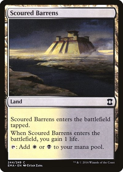 2016 Magic: The Gathering: Eternal Masters (EMA) - Scoured Barrens (#244, Common) (, Lightly Played)