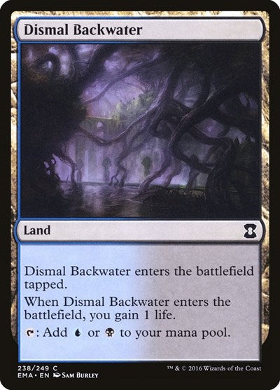 2016 Magic: The Gathering: Eternal Masters (EMA) - Dismal Backwater (#238, Common) (, Lightly Played)