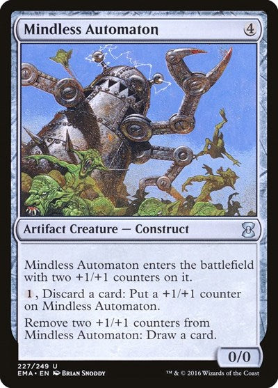 2016 Magic: The Gathering: Eternal Masters (EMA) - Mindless Automaton (#227, Uncommon) (, Lightly Played)