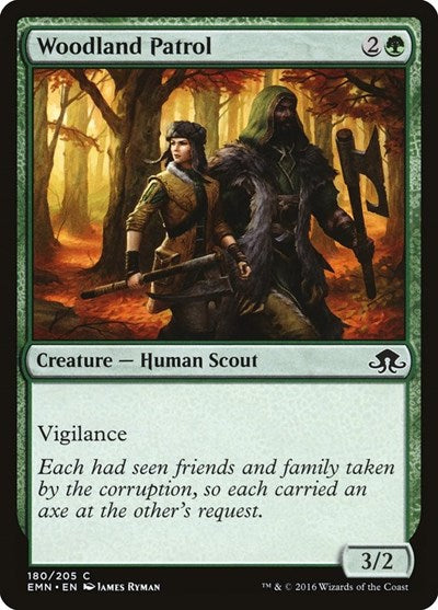 2016 Magic: The Gathering: Eldritch Moon (EMN) - Woodland Patrol (#180, Common) (, Lightly Played)