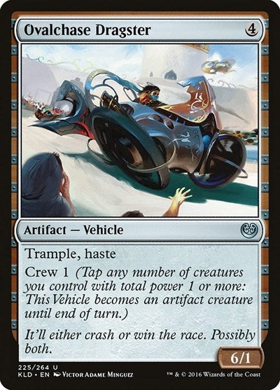 2016 Magic: The Gathering: Kaladesh (KLD) - Ovalchase Dragster (#225, Uncommon) (, Near Mint)