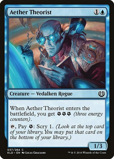 2016 Magic: The Gathering: Kaladesh (KLD) - Aether Theorist (#37, Common) (, Near Mint)