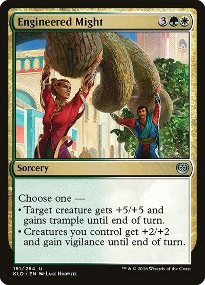 2016 Magic: The Gathering: Kaladesh (KLD) - Engineered Might (#181, Uncommon) (, Near Mint)