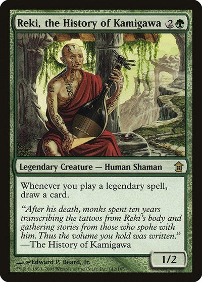 2005 Magic: The Gathering: Saviors of Kamigawa (SOK) - Reki the History of Kamigawa (#142, Rare) (, Moderately Played)