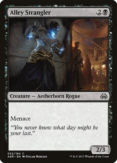 2017 Magic: The Gathering: Aether Revolt (AER) - Alley Strangler (#52, Common) (, Near Mint)