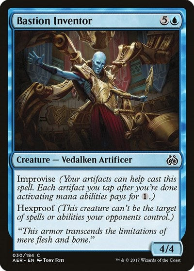 2017 Magic: The Gathering: Aether Revolt (AER) - Bastion Inventor (#30, Common) (, Near Mint)
