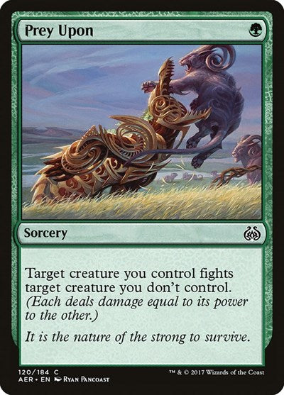 2017 Magic: The Gathering: Aether Revolt (AER) - Prey Upon (#120, Common) (, Lightly Played)