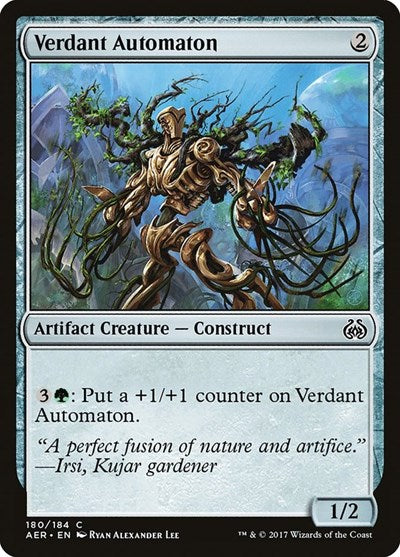 2017 Magic: The Gathering: Aether Revolt (AER) - Verdant Automaton (#180, Common) (, Near Mint)