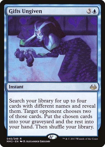 2017 Magic: The Gathering: Modern Masters 2017 (MM3) - Gifts Ungiven (#40, Rare) (, Lightly Played)