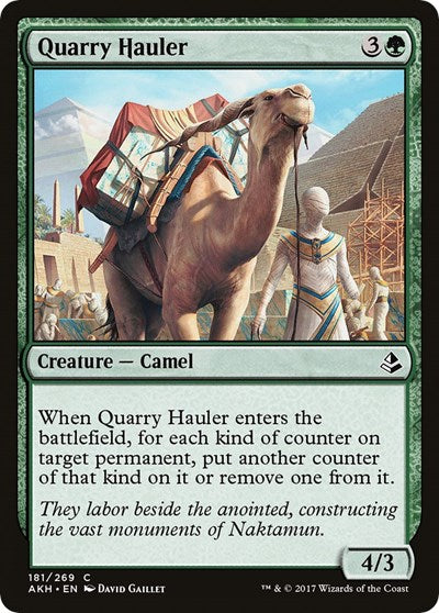 2017 Magic: The Gathering: Amonkhet (AKH) - Quarry Hauler (#181, Common) (, Near Mint)