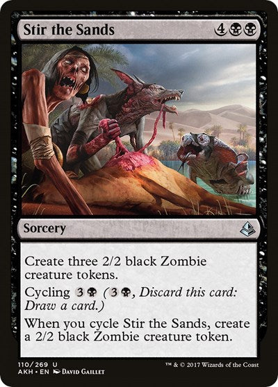 2017 Magic: The Gathering: Amonkhet (AKH) - Stir the Sands (#110, Uncommon) (, Near Mint)