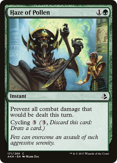 2017 Magic: The Gathering: Amonkhet (AKH) - Haze of Pollen (#171, Common) (, Lightly Played)