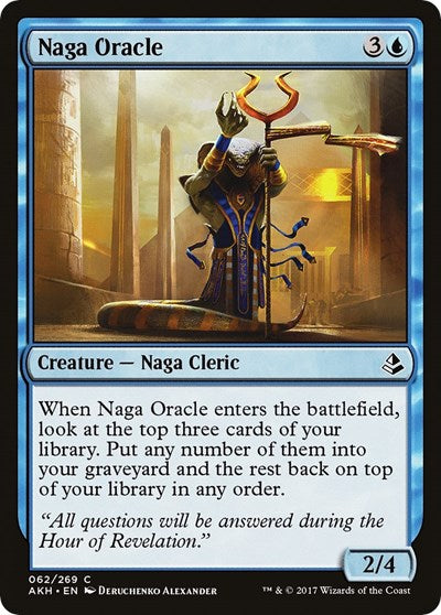 2017 Magic: The Gathering: Amonkhet (AKH) - Naga Oracle (#62, Common) (, Near Mint)
