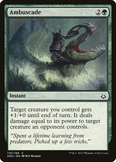 2017 Magic: The Gathering: Hour of Devastation (HOU) - Ambuscade (#110, Common) (, Lightly Played)