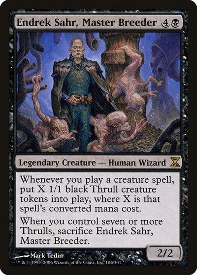 2006 Magic: The Gathering: Time Spiral (TSP) - Endrek Sahr, Master Breeder (#106, Rare) (, Lightly Played)