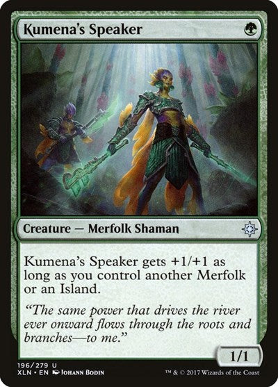 2017 Magic: The Gathering: Ixalan (XLN) - Kumenas Speaker (#196, Uncommon) (, Lightly Played)