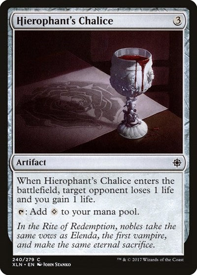 2017 Magic: The Gathering: Ixalan (XLN) - Hierophants Chalice (#240, Common) (, Lightly Played)