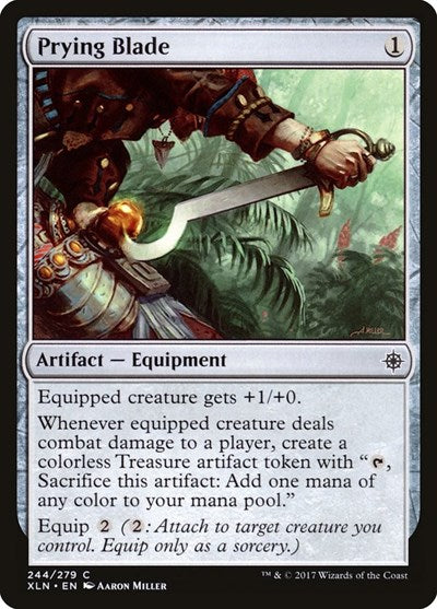 2017 Magic: The Gathering: Ixalan (XLN) - Prying Blade (#244, Common) (, Lightly Played)