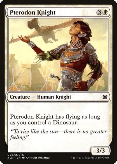 2017 Magic: The Gathering: Ixalan (XLN) - Pterodon Knight (#28, Common) (, Near Mint)