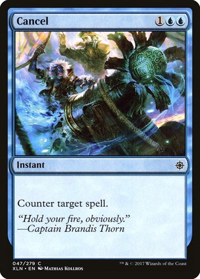 2017 Magic: The Gathering: Ixalan (XLN) - Cancel (#47, Common) (, Near Mint)