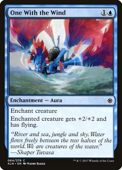 2017 Magic: The Gathering: Ixalan (XLN) - One With the Wind (#64, Common) (, Moderately Played)