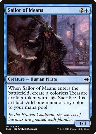 2017 Magic: The Gathering: Ixalan (XLN) - Sailor of Means (#73, Common) (, Moderately Played)