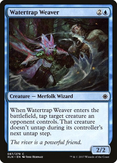 2017 Magic: The Gathering: Ixalan (XLN) - Watertrap Weaver (#87, Common) (, Moderately Played)