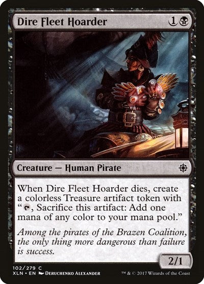 2017 Magic: The Gathering: Ixalan (XLN) - Dire Fleet Hoarder (#102, Common) (, Moderately Played)