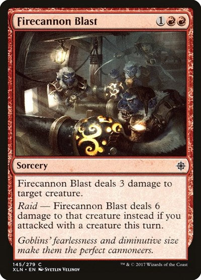 2017 Magic: The Gathering: Ixalan (XLN) - Firecannon Blast (#145, Common) (, Lightly Played)