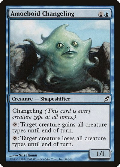 2007 Magic: The Gathering: Lorwyn (LRW) - Amoeboid Changeling (#51, Common) (, Near Mint)